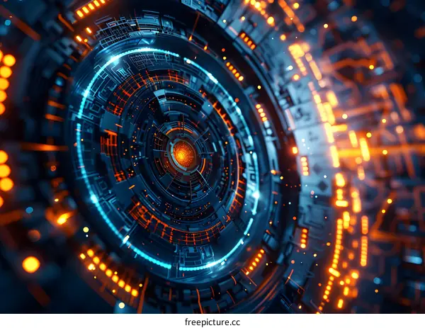 futuristic technology background