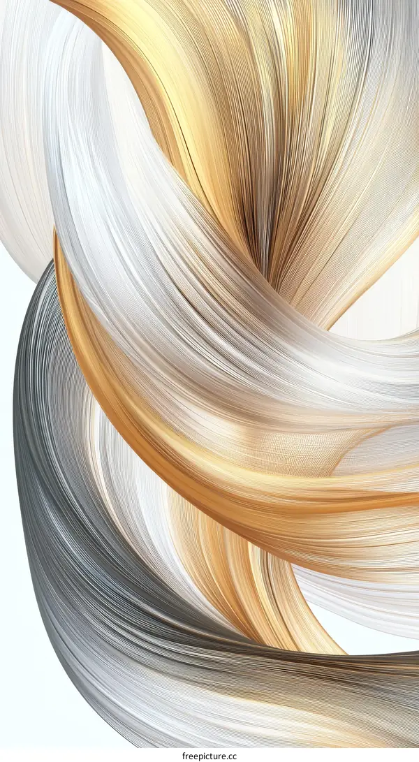 Abstract Flowing Lines Art Design