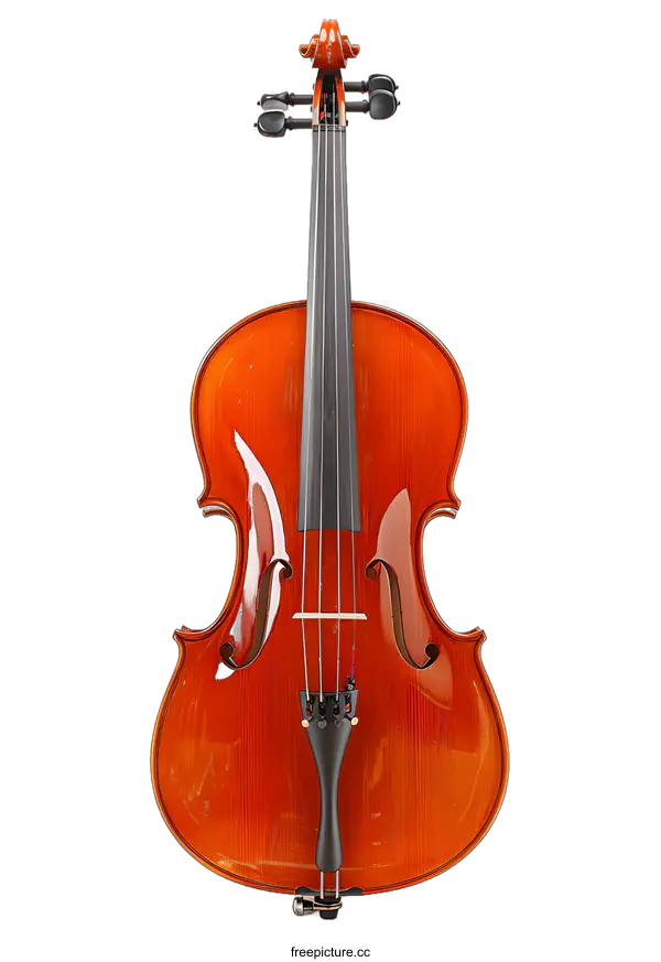 [Transparent Background PNG]A violin on a white background