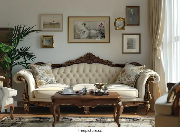 European style living room