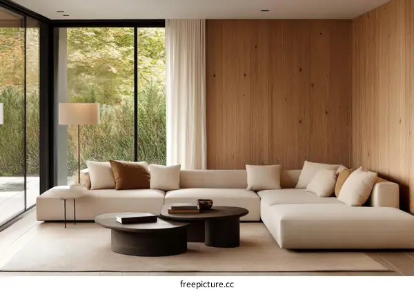 Modern Minimalist Living Room Interior Design