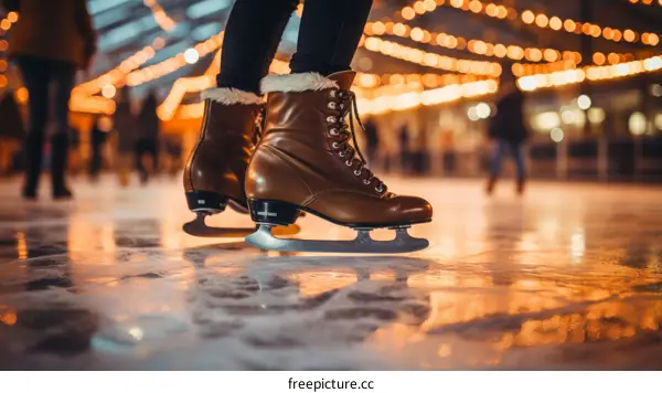 ice skating at Rockefeller Center in New York City