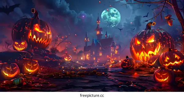 Halloween Pumpkin Jack-o-lantern