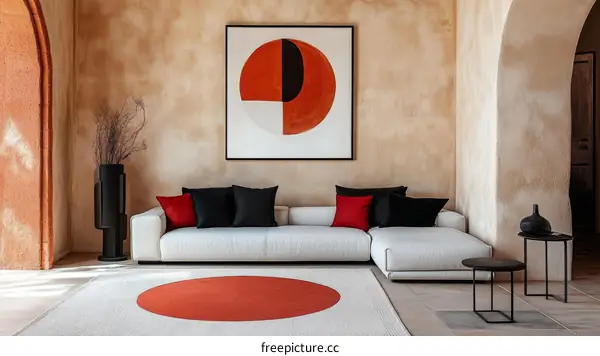 Modern Living Room Interior Design with Minimalist Furniture