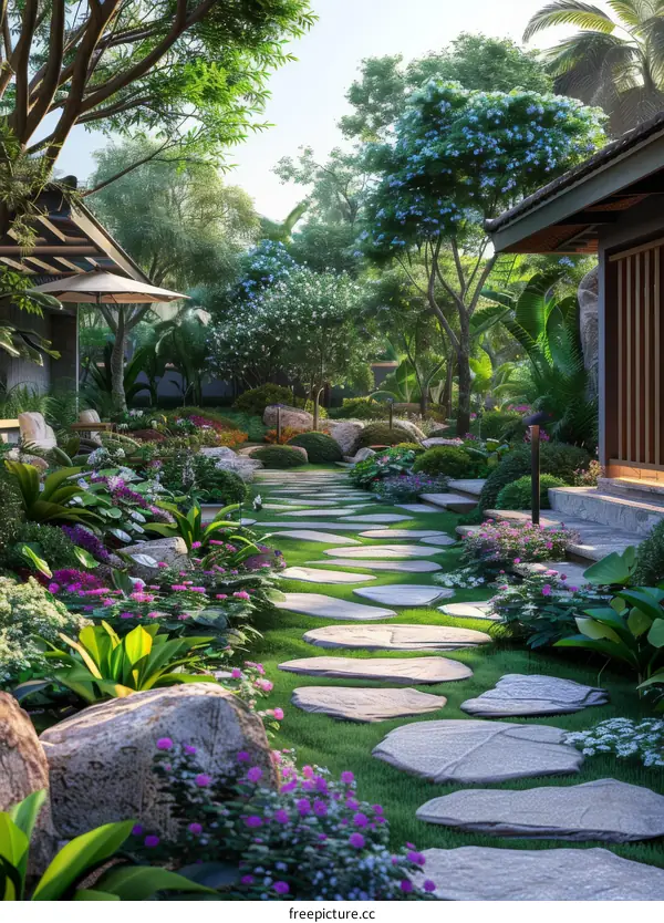 A Lush and Tranquil Garden Haven
