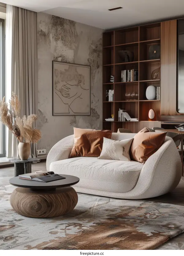 Stylish and Modern Living Room with Contemporary Decor