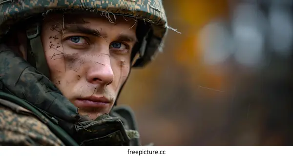 Portrait of a soldier