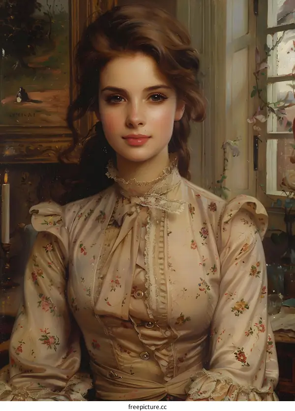 portrait of a beautiful young woman