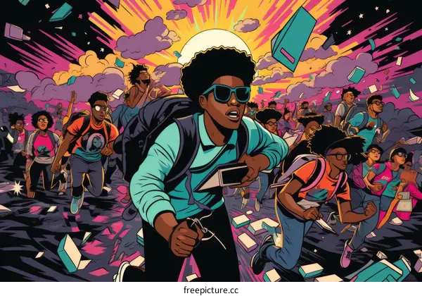 Black Students Protesting for Educational Justice