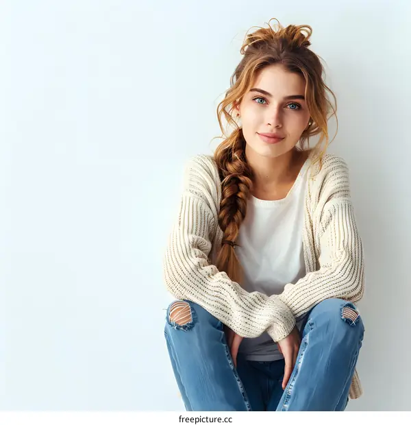 portrait of a beautiful young woman