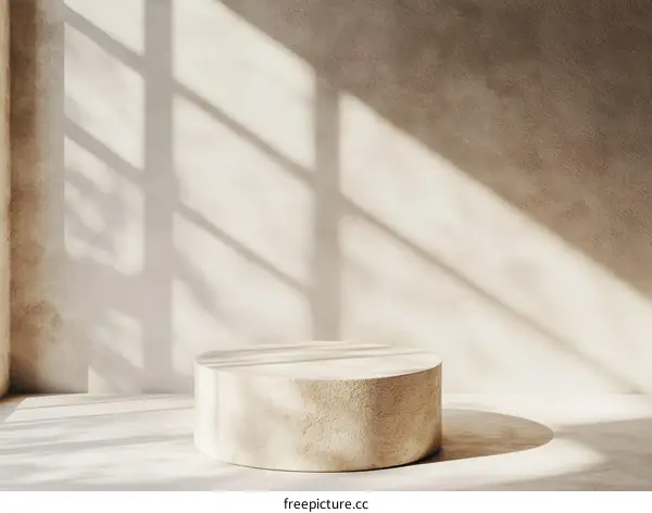 Beige Minimalist Product Display Background