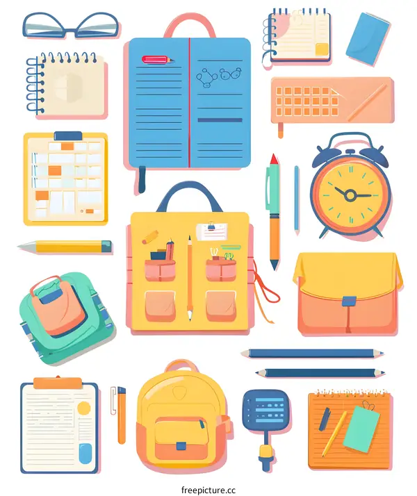 Back To School Supplies Collection