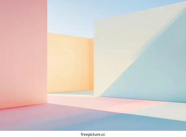 Abstract Minimalist Geometric Shapes Background