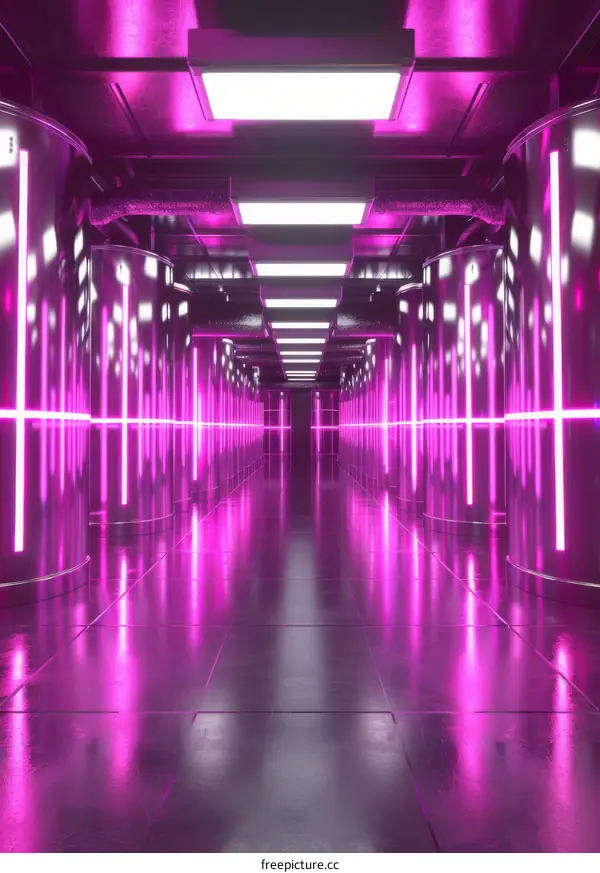Futuristic Sci-Fi Corridor