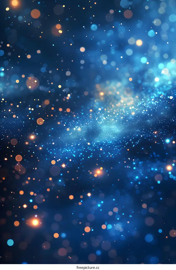 Blue Glitter Background Image