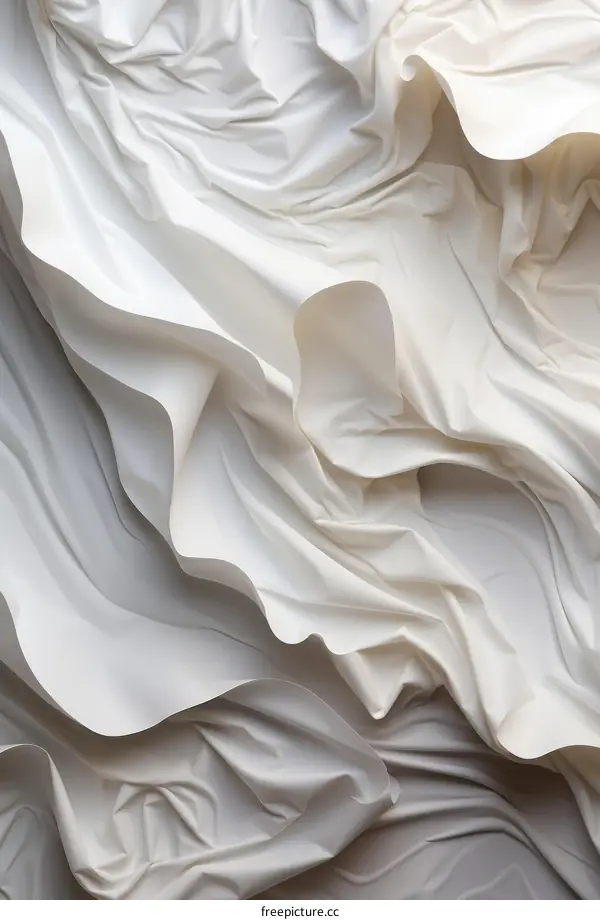 White Fabric Creases