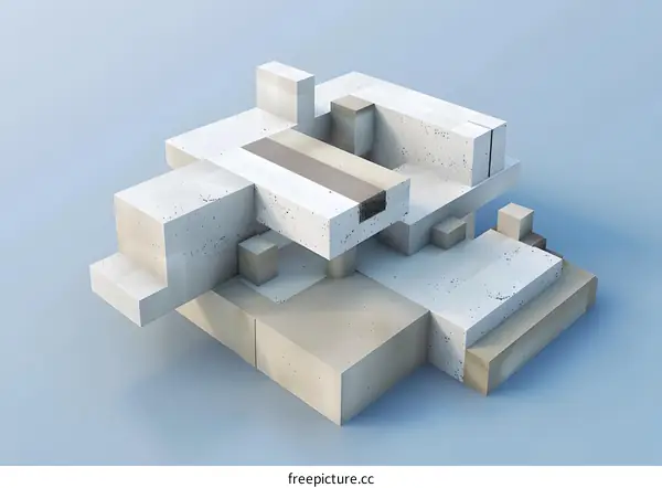 Abstract Minimalist Geometric Shape Background