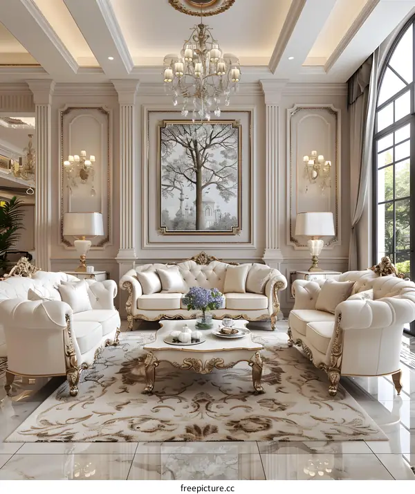 European style living room