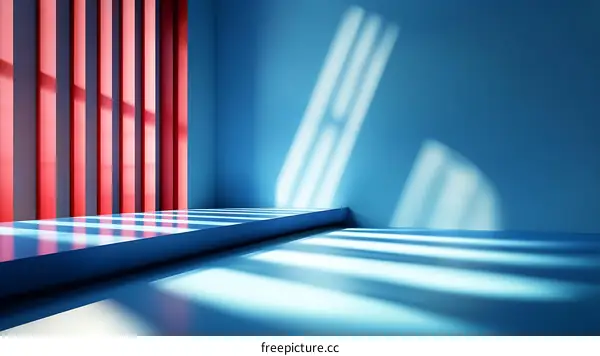 Modern Geometric Empty Product Display Stand