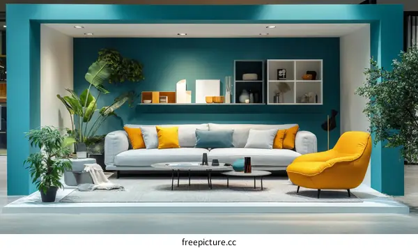 Modern Living Room Display Interior Design