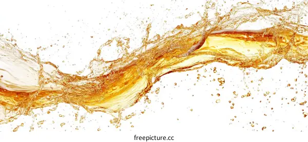 Abstract Splashing Liquid Art