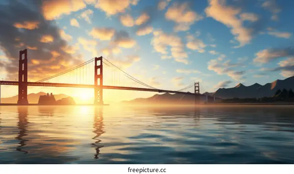 Golden Gate Bridge at Sunset