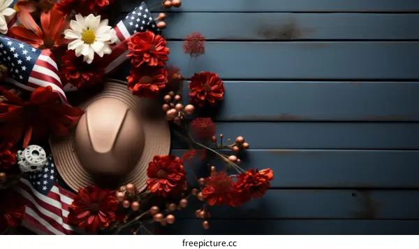 Patriotic Memorial Day Background