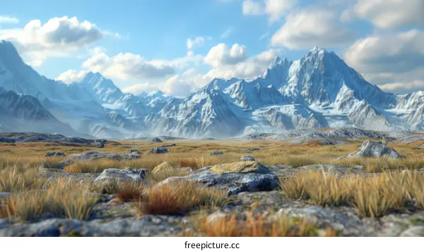 Snow-Capped Rocky Mountains