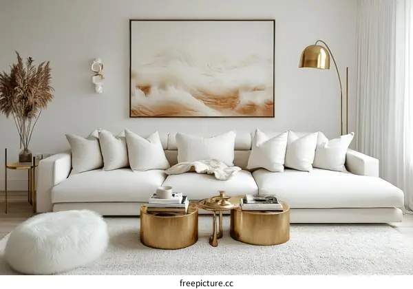 Modern Minimalist Living Room Interior Design