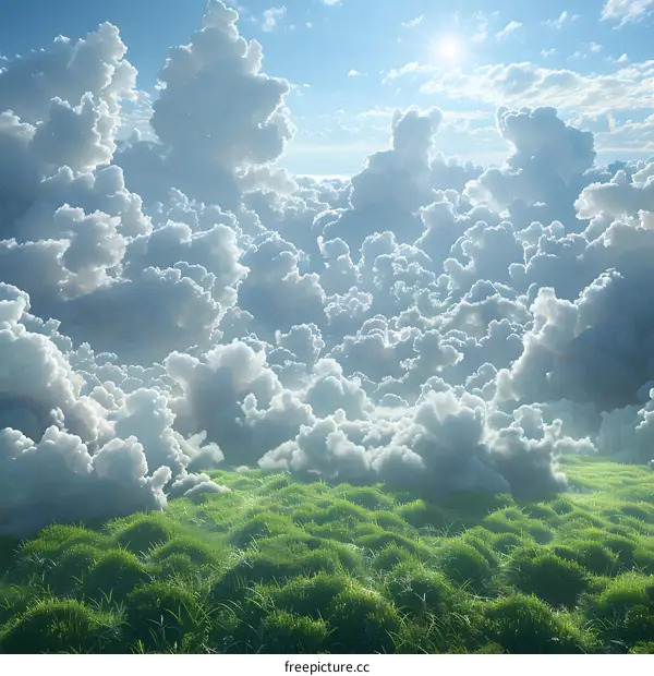 Grassland Under The Vast Sky