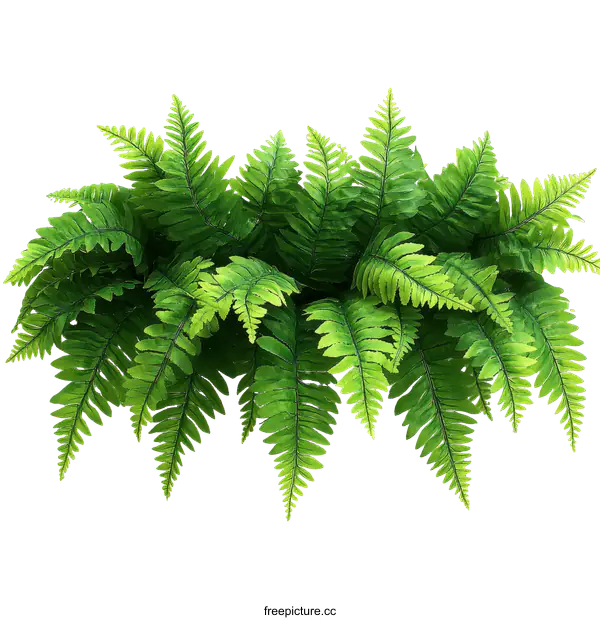[Transparent Background PNG]Beautiful Fern Plant Decoration