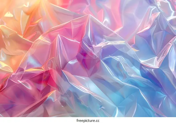 Iridescent Plastic Wrap