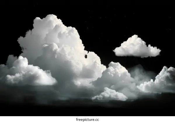 Dramatic Night Cloudscape