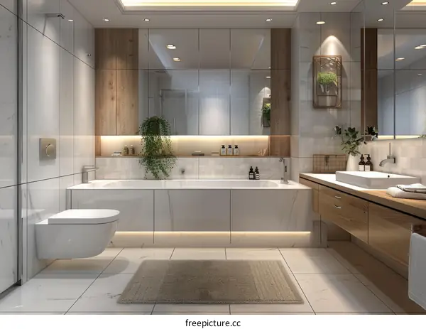 Modern Stylish Bathroom Interior Design