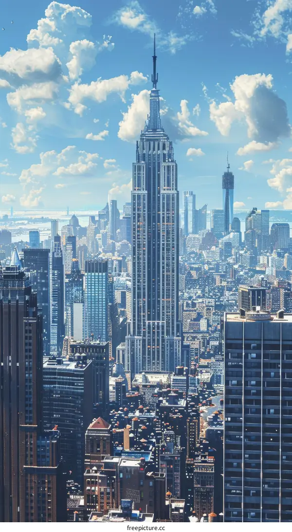 New York City Skyline with Empire State Building