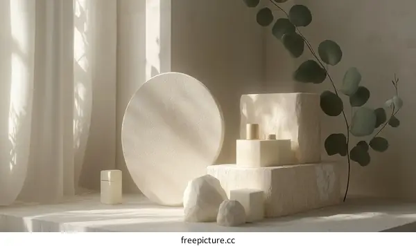 Minimalist Aesthetic Still Life with Soft Lighting