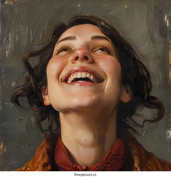 Portrait of a Laughing Woman