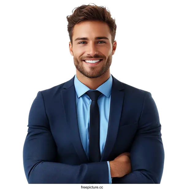[Transparent Background PNG]Business Professional Portrait Studio Shot