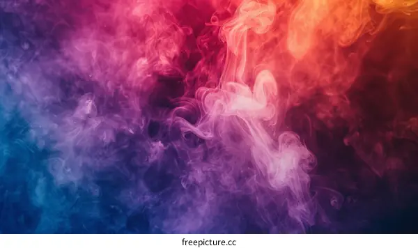 Colorful smoke background
