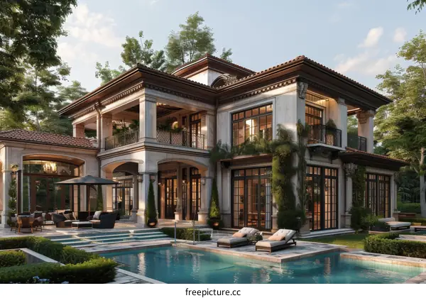 Luxury Villa with Private Pool and Garden