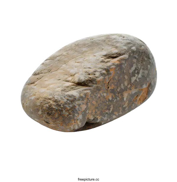 [Transparent Background PNG]Close Up of a Grey and Brown Stone