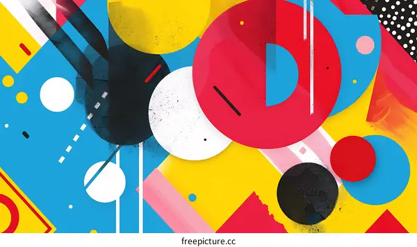 Abstract Geometric Shapes and Colors