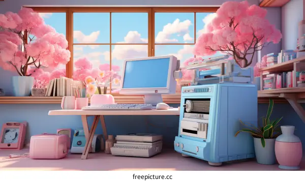 Vaporwave Aesthetic: 90s Tech & Pastel Dreams