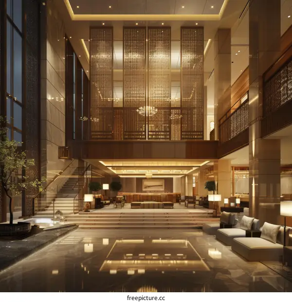 Grand Hotel Lobby Interior Design