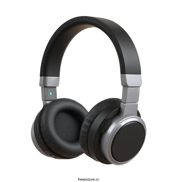 [Transparent Background PNG]Premium Wireless Over Ear Headphones with Active Noise Cancellation