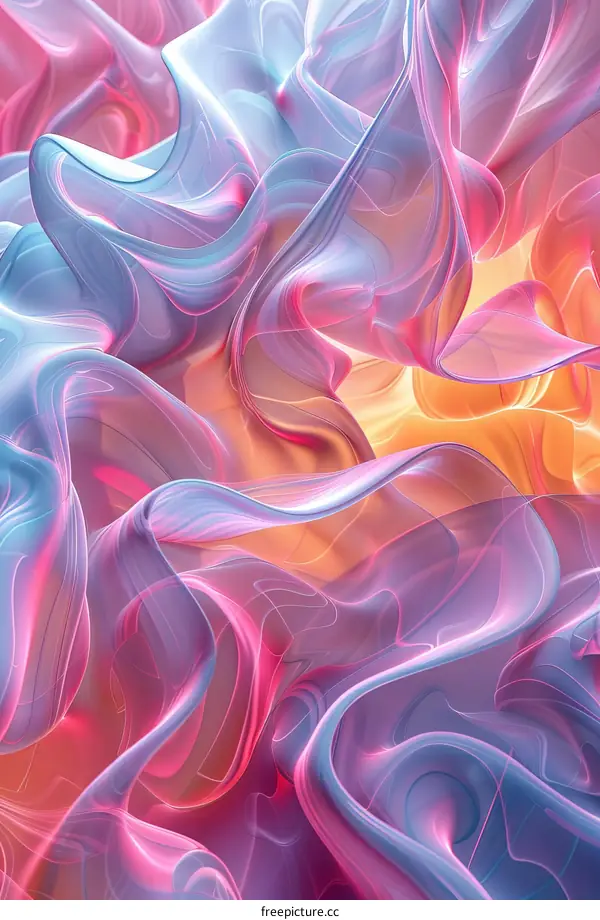 Abstract Flowing Colors