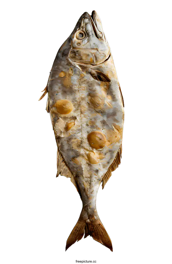 [Transparent Background PNG]Dried Fish on Gray Background