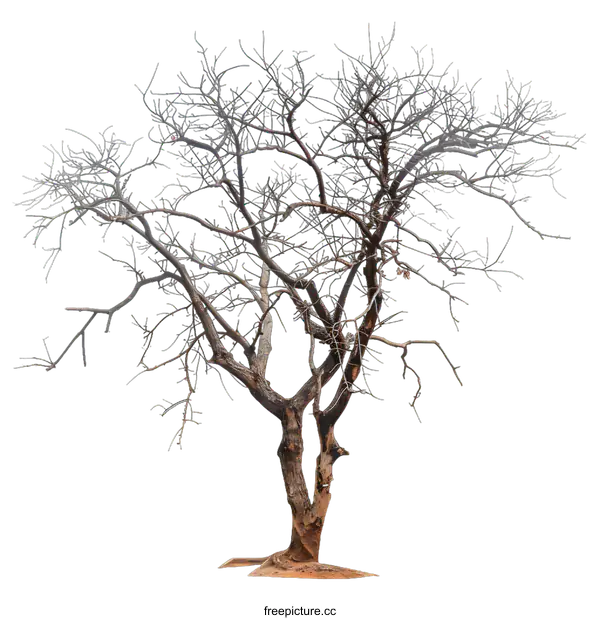 [Transparent Background PNG]Dead Tree Isolated On White Background