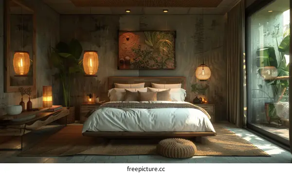 Warm and Cozy Bedroom Interior Design