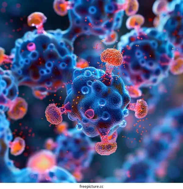 3D Illustration of a Virus